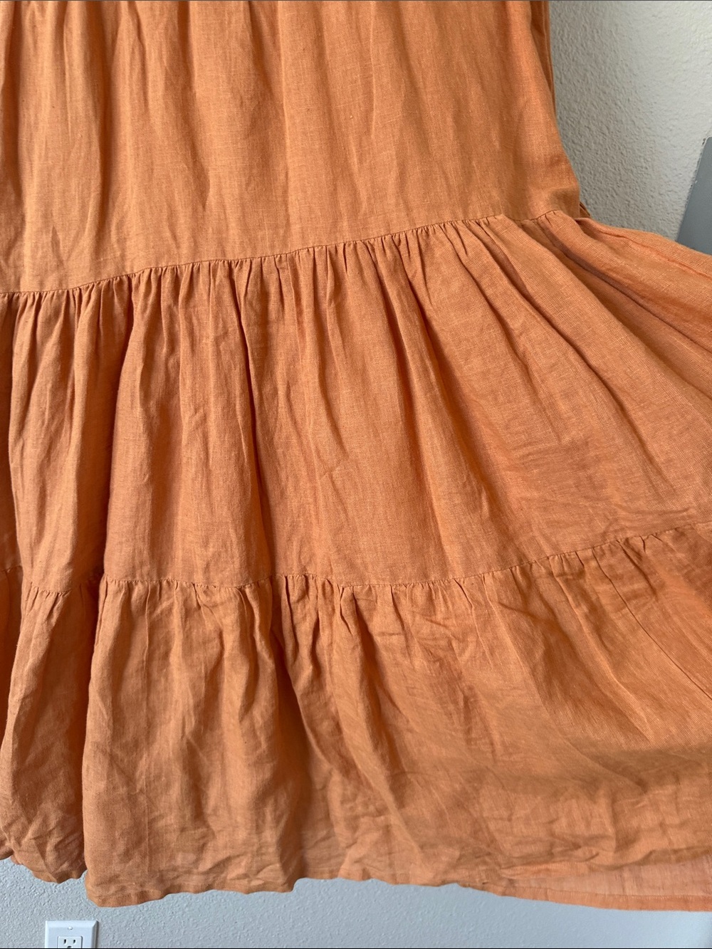 Sleeveless Tiered Maxi Dress in Terracotta - Picture 14 of 15